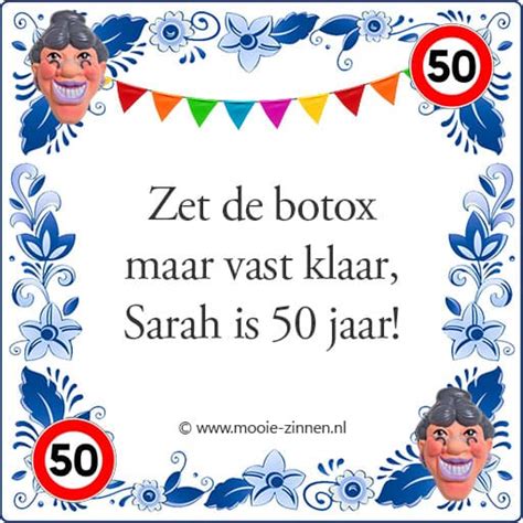 50 jaar tekst|50 Jaar Spreuken & Gezegden 